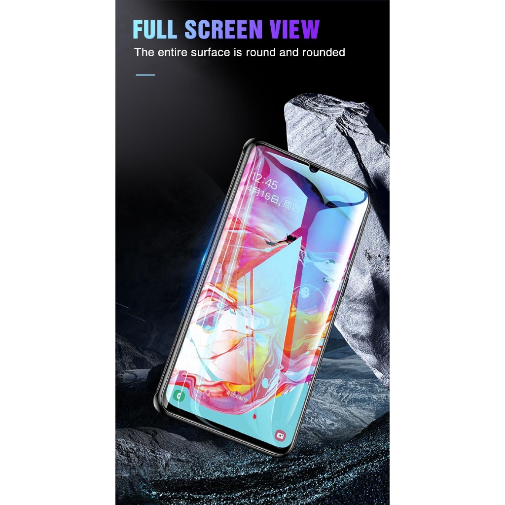 Kính cường lực 9H Full Cover cho Samsung Galaxy A10 A20 A30 A40 A50 A60 A70 A80 A80 A90 A30s A30s A30s A30s M30 M40 Bảo vệ màn hình