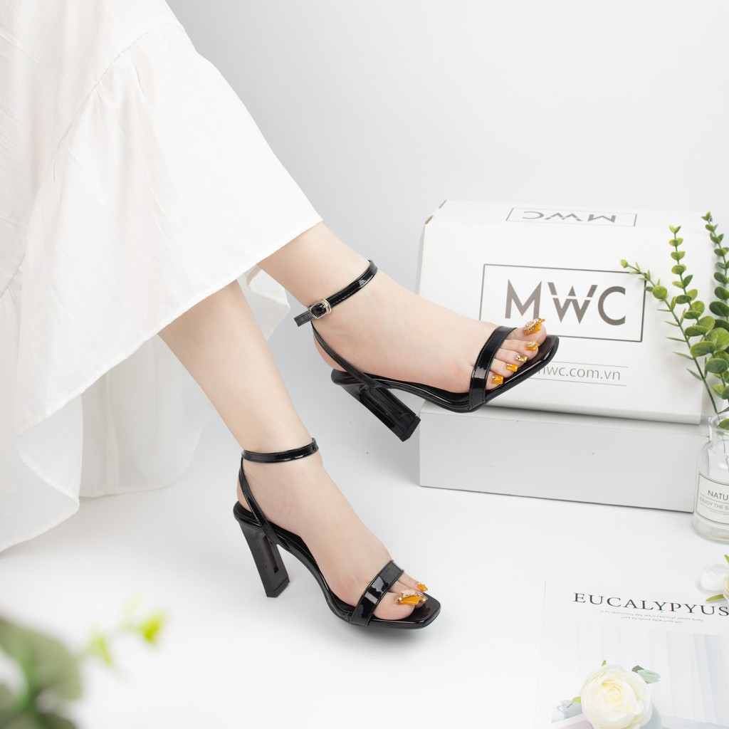 Giày Cao Gót MWC Đế Dẹt 9CM Quai Mảnh Thanh Lịch NUCG-3883