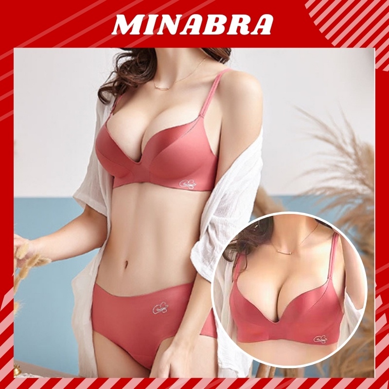 Áo Lót Đúc Su Siêu Nâng Đẩy Cao Cấp Thời Trang MINABRA Áo Ngực Không Gọng, Chuẩn Form SD07 | BigBuy360 - bigbuy360.vn