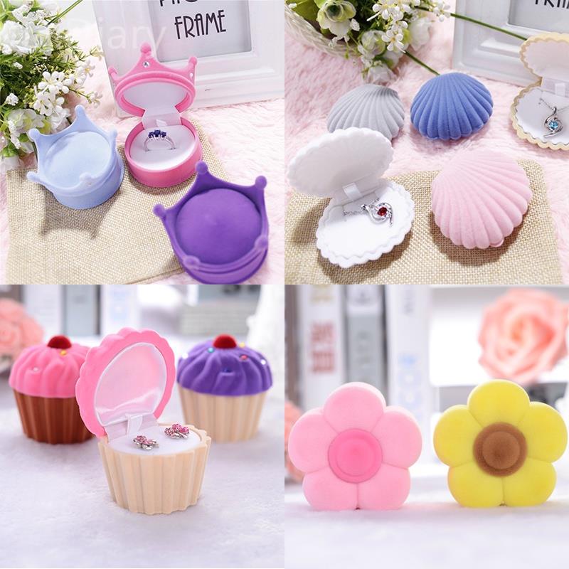 Hộp nhẫn nhung ếch dâu những bông hoa con gấu hộp nhẫn Hộp Đựng Nhẫn Hình Chú Ếch Dễ Thương dreamdiary