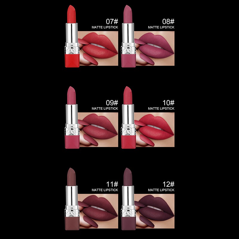 VEET (Hàng Mới Về) Set 12 Thỏi Son Sáp Teayason Tông Lì Dưỡng Ẩm Chống Nước Lâu Trôi | BigBuy360 - bigbuy360.vn