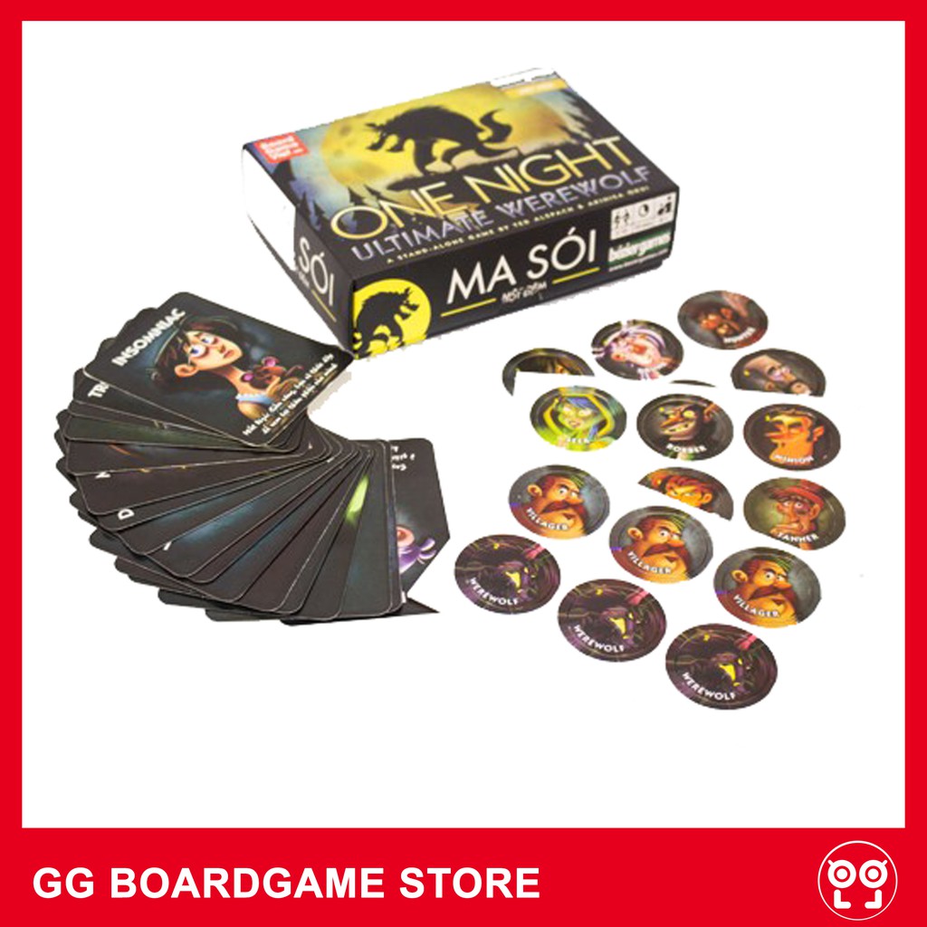 Ma Sói Một Đêm : Phiên bản One Night Cơ bản - Thẻ bài đỉnh cao