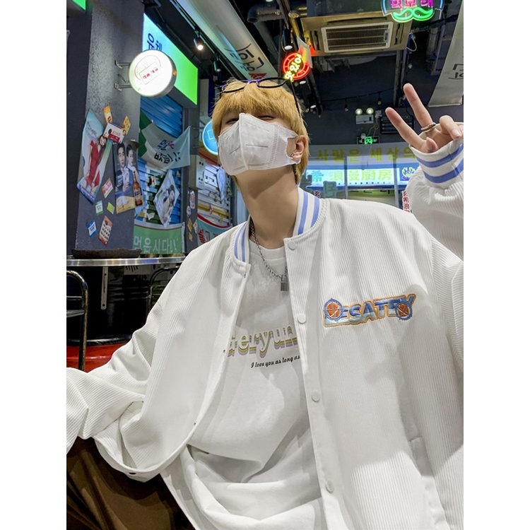 Áo khoác bóng chày cổ tròn tay dài dáng rộng phong cách Hàn Quốc thời trang thu đông mới cho nữ
 | BigBuy360 - bigbuy360.vn