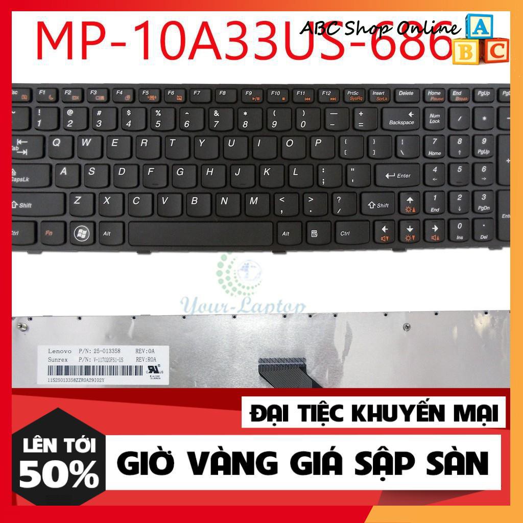 Bàn phím Lenovo Ideapad G570 Z560 Z560A Z560G Z565 G575