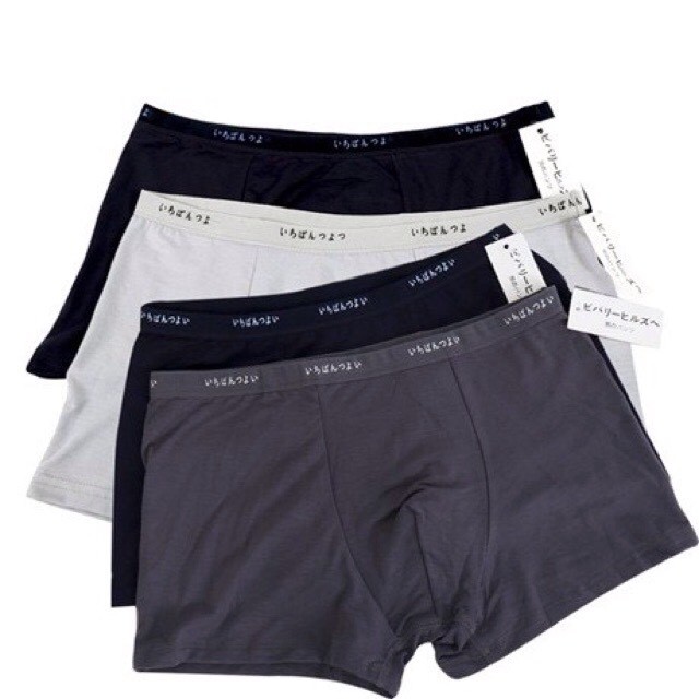 Quần Lót Nam ❤ Quần Boxer Nam Muji Nhật Bản Chất Cotton Cao Cấp Thoáng Khí Kháng Khuẩn