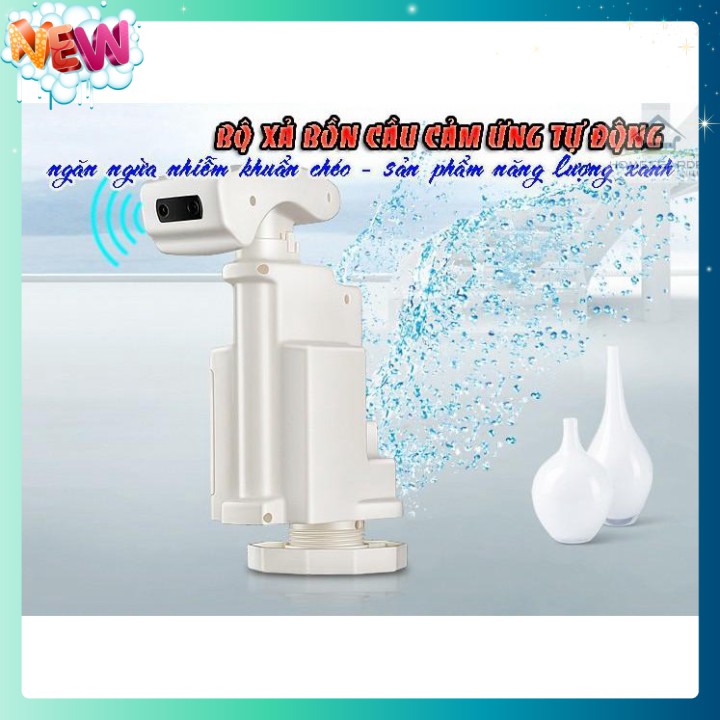 🇳 🇪 🇼®️ NÚT XẢ BỒN CẦU CẢM ỨNG TỰ ĐỘNG THÔNG MINH