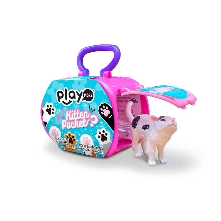 Kẹo xương cá và lồng mèo Play more 8G