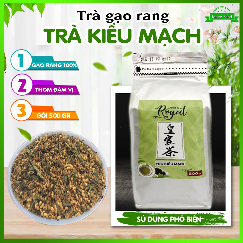 TRÀ KIỀU MẠCH ROYAL (Túi 500g) - Thanh Mát Vị Gạo Rang - TRÀ SỮA GẠO - TRÀ SỮA KIỀU MẠCH