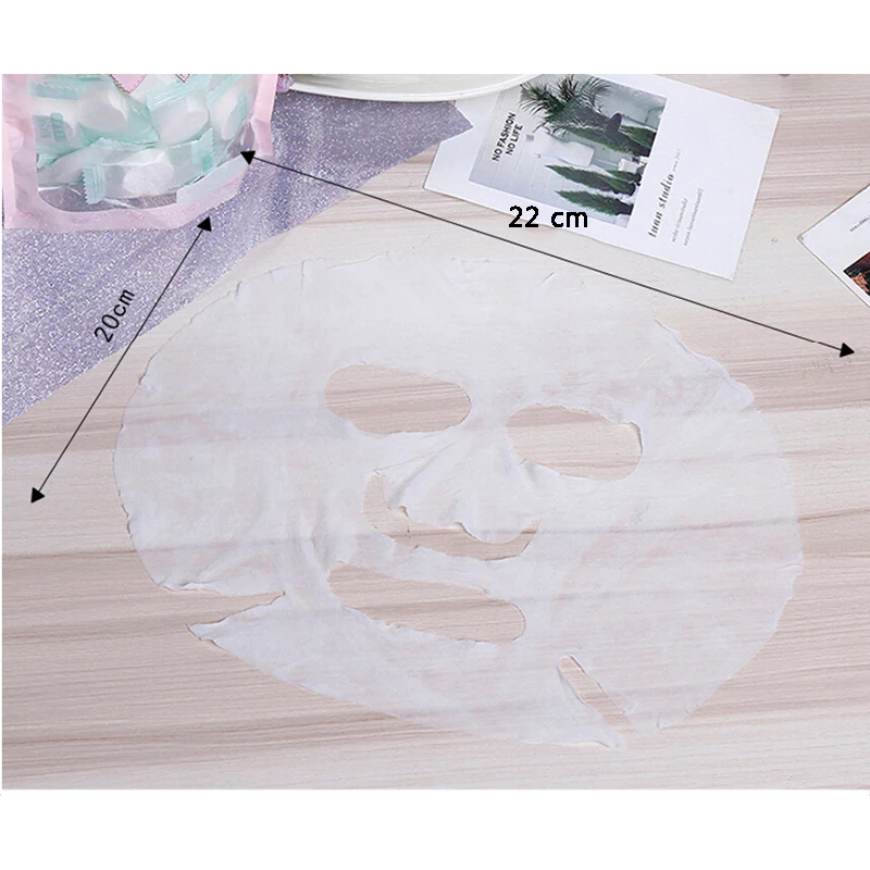 [Hàng mới về] Mặt nạ cotton dạng nén dùng một lần sử dụng tiện lợi cho nữ