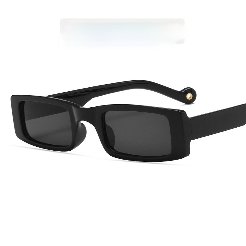 Kính mát gọng chữ nhật phong cách Retro phương Tây cho nữ