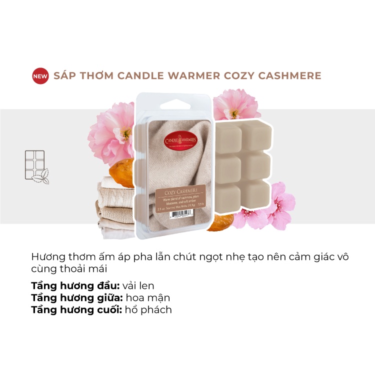 Sáp thơm Candle Warmer từ Yankee Candle - Cozy Cashmere (56.7g)