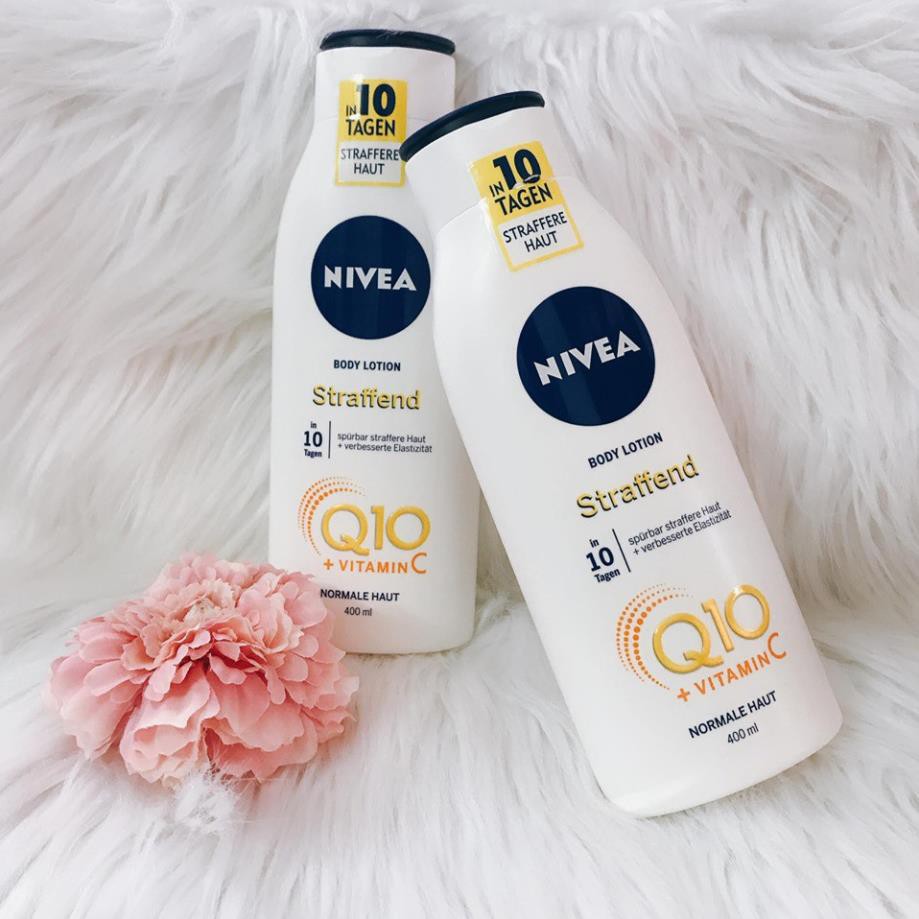 Sữa dưỡng thể Nivea Q10 [Nội địa Đức] tạm biệt da khô, 400ml