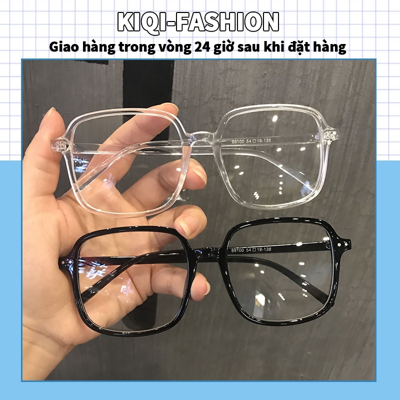 Mắt kính gọng vuông chống ánh sáng xanh thời trang độc đáo cho nam và nữ