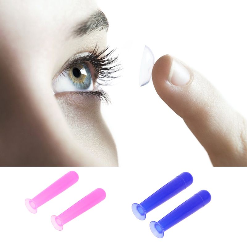 ✿ Cốc Hút Silicon Mềm Mini Di Động Tháo Kính Áp Tròng Chăm Sóc Sức Khỏe