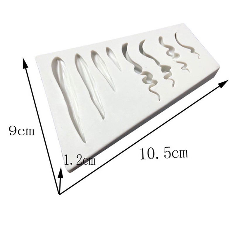 Khuôn silicone Làm Bánh Hình Tóc Lửa
