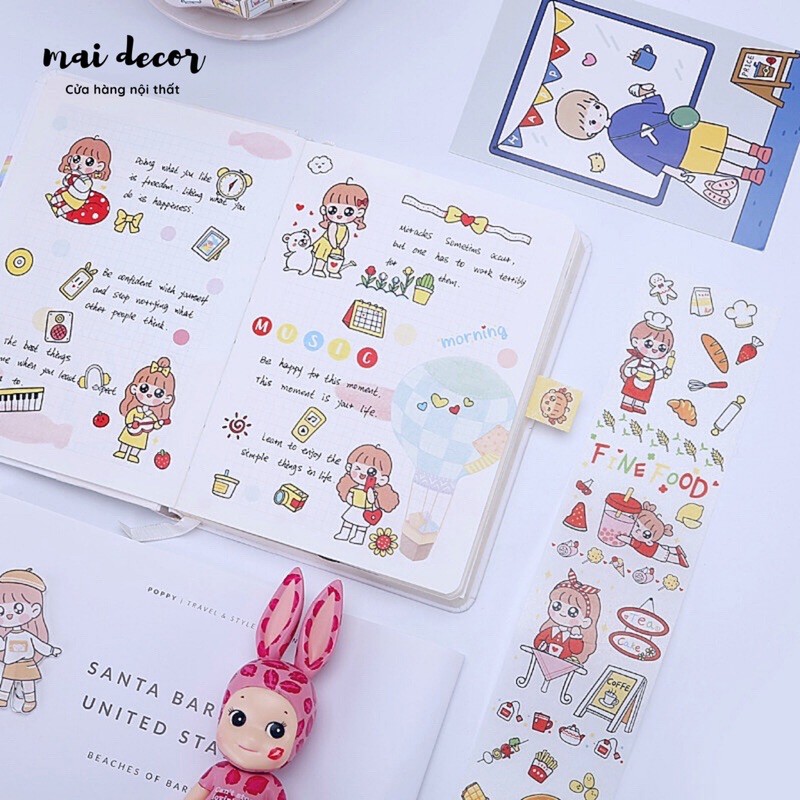 11 mẫu sticker hình dán trang trí dễ thương