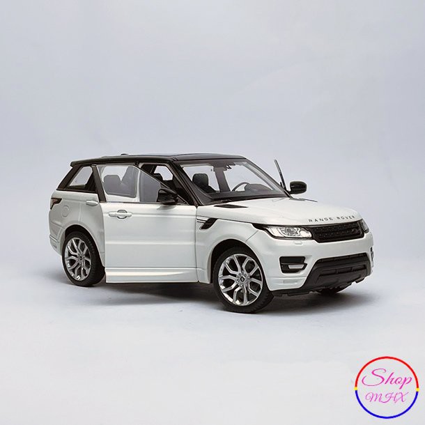 Xe mô hình sắt Range Rover Sport TẶNG KÈM BIỂN SỐ tỉ lệ 1:24 hãng Welly