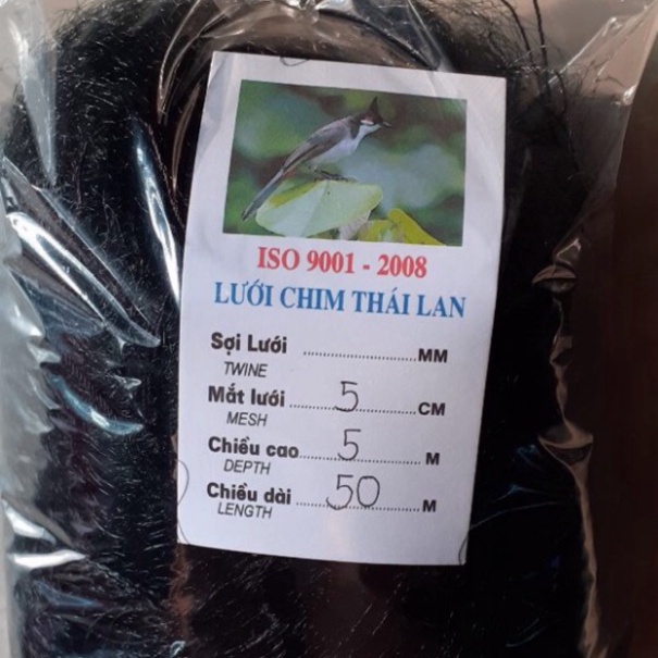 Lưới bẫy chim dài 50m cao 5m