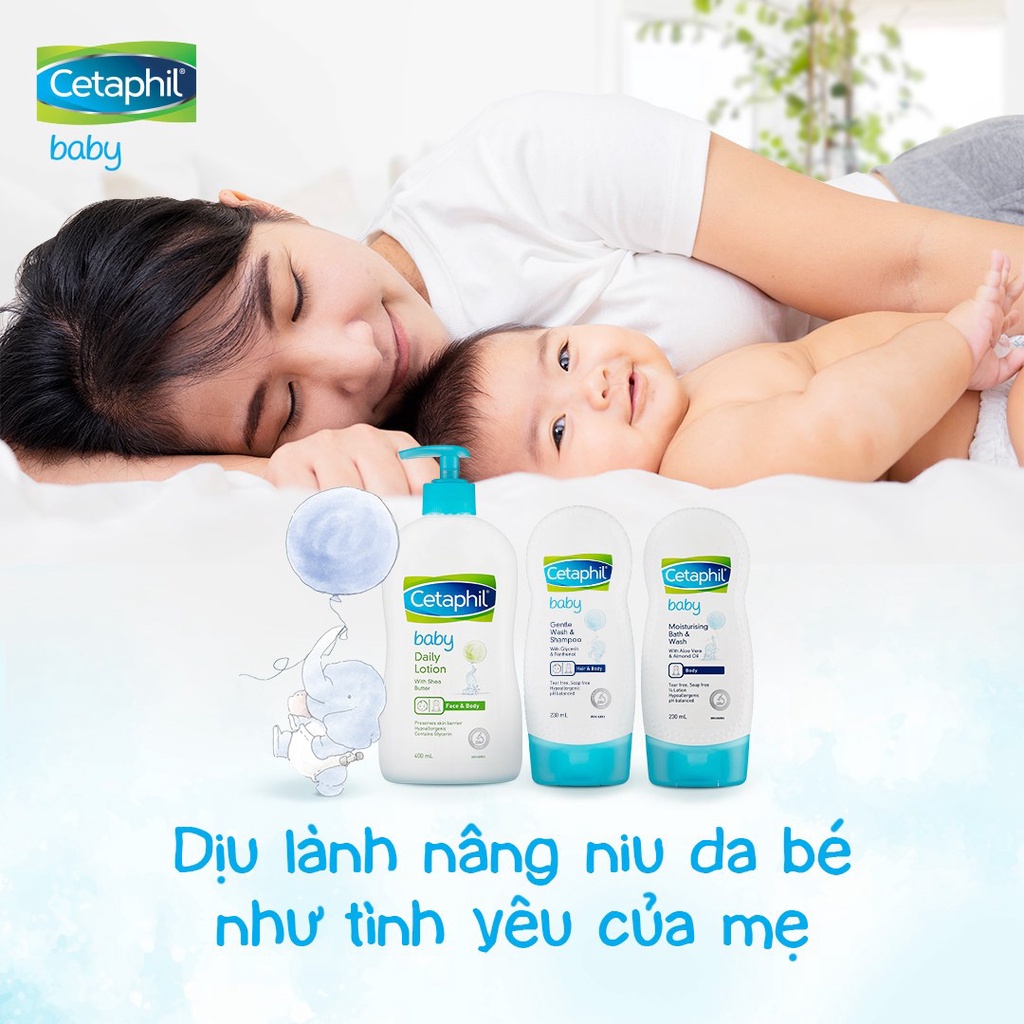 Sữa tắm Cetaphil Baby Gentle Wash & Shampoo 400ml