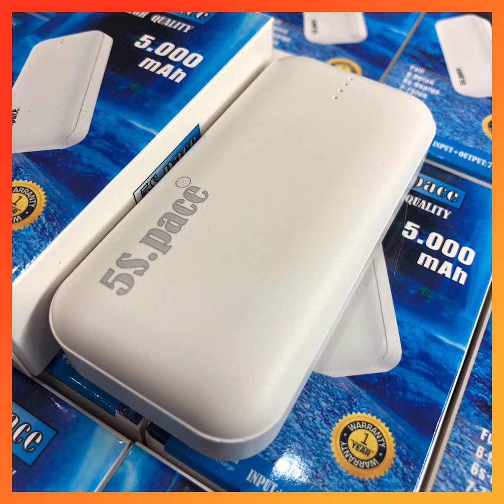 PIN SẠC DỰ PHÒNG MINI 5S-PACE 5000MAH