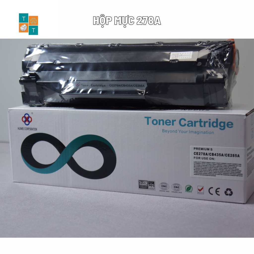Hộp mực 278A HUIWEI dùng cho máy in Hp1560/1566/1600/1606/M1536dnf/...- CANON LBP 4400/4410/4430/4450/4550/4580DN/..