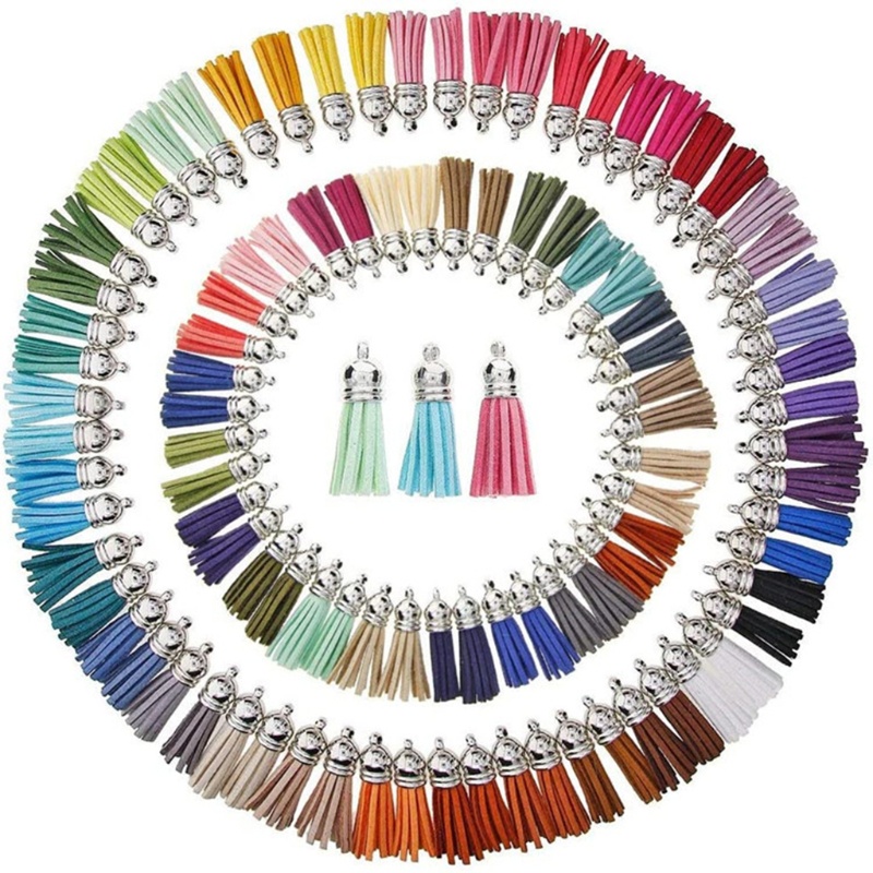 Dây Tua Rua Mini 38mm Bằng Da Lộn Dùng Làm Trang Sức DIY