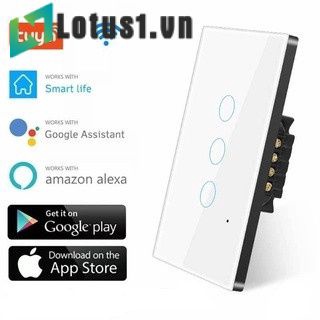Tuya wifi chuyển đổi thông minh tường ánh sáng cảm ứng 1/2/3/4 gang 100-250v cuộc sống thông minh/tuay ứng dụng thủy tinh hẹn giờ đối với google