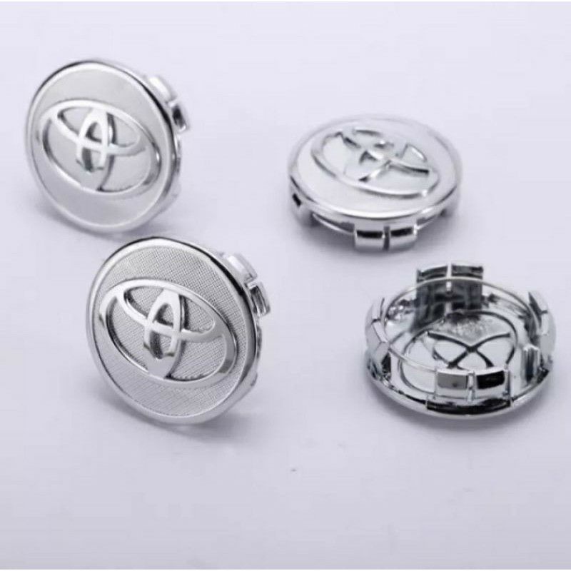Logo ốp lazang , chụp lazang bánh xe ô tô Toyota vios