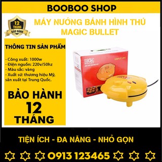 Máy nướng bánh hình thú magic bullet .