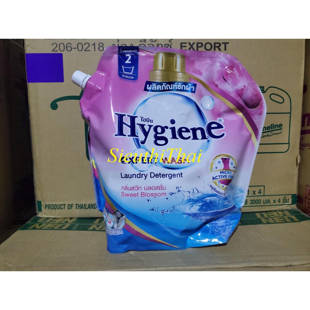 Nước giặt xả đậm đặc Hygiene 1800ml  Thái Lan