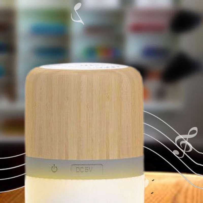 Night Light Bluetooth Creative Wood A10 Wireless Bluetooth Speaker