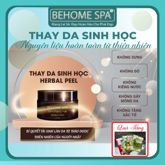 Thay Da Sinh Học 👉Freeship 👉Thay da sinh học Behome Spa - kem tái tạo da nám tàn nhang không đều màu dưỡng trắng da