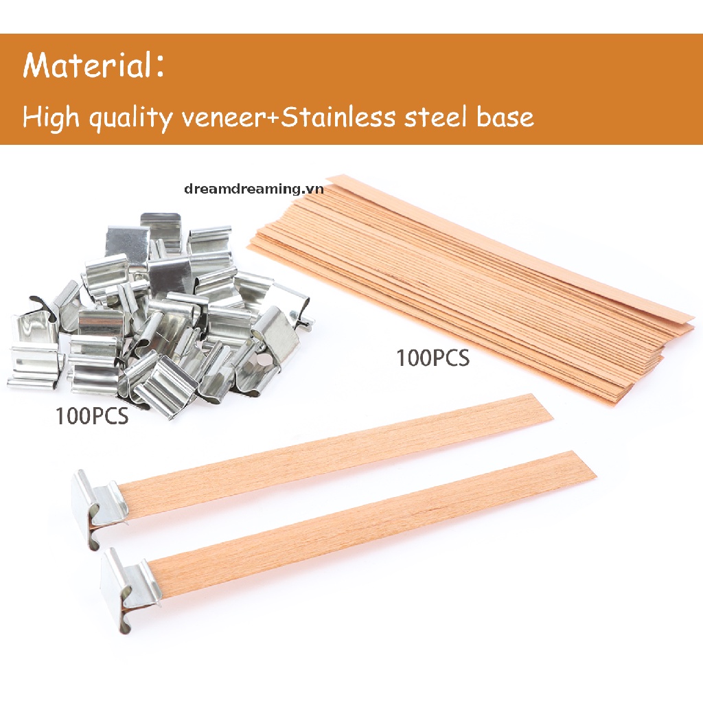 Bộ 100 Bàn Chải Gỗ Tự Nhiên Với Dây Sắt Tiện Dụng