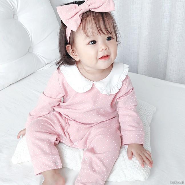 Bộ Quần Yếm Cotton Dễ Thương Cho Trẻ Sơ Sinh