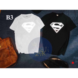 Áo thun unisex phản quang bạc kim cương chữ s siêu độc
