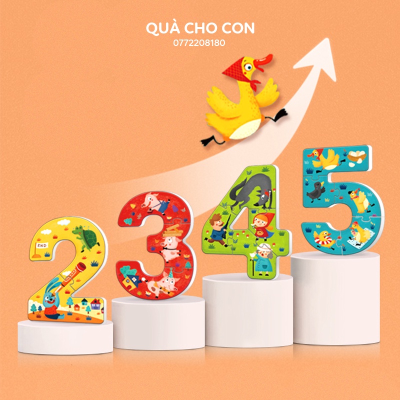 BỘ XẾP HÌNH ĐẦU ĐỜI NHIỀU CHỦ ĐỀ CHO BÉ - MY FIRST PUZZLE - HÃNG MIDEER