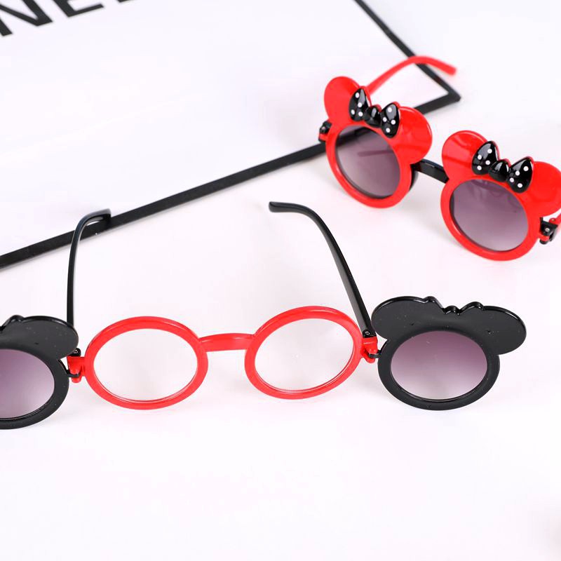 Kính Mát Gọng Silicon Chống Tia Uv Dễ Thương Cho Bé