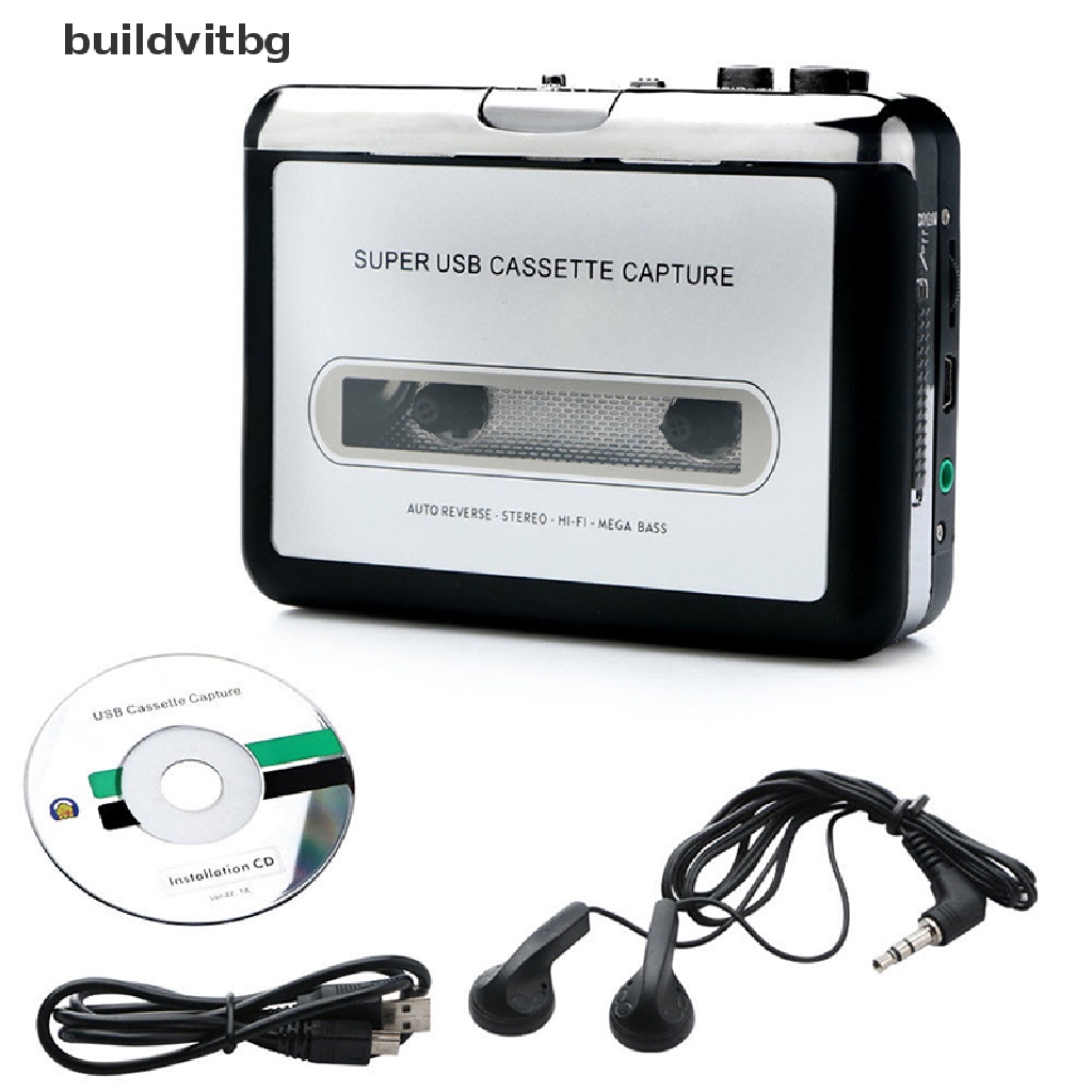 Máy Phát Nhạc Băng Cassette Sang MP3 HiFi Di Động Tiện Dụng