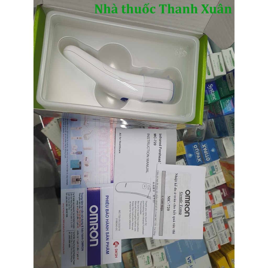 Nhiệt kế điện tử đo trán Omron MC -720