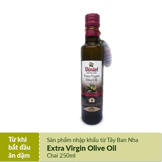 Dầu Olive Dintel Extra Virgin Siêu Nguyên Chất BURINE Dầu Ăn Dặm Cho Bé Nhập Khẩu 100% Tây Ban Nha 250ml