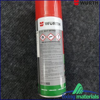 Chất phá gỉ sét WURTH ROST-OFF Plus, dạng chai xịt 400ml/520g