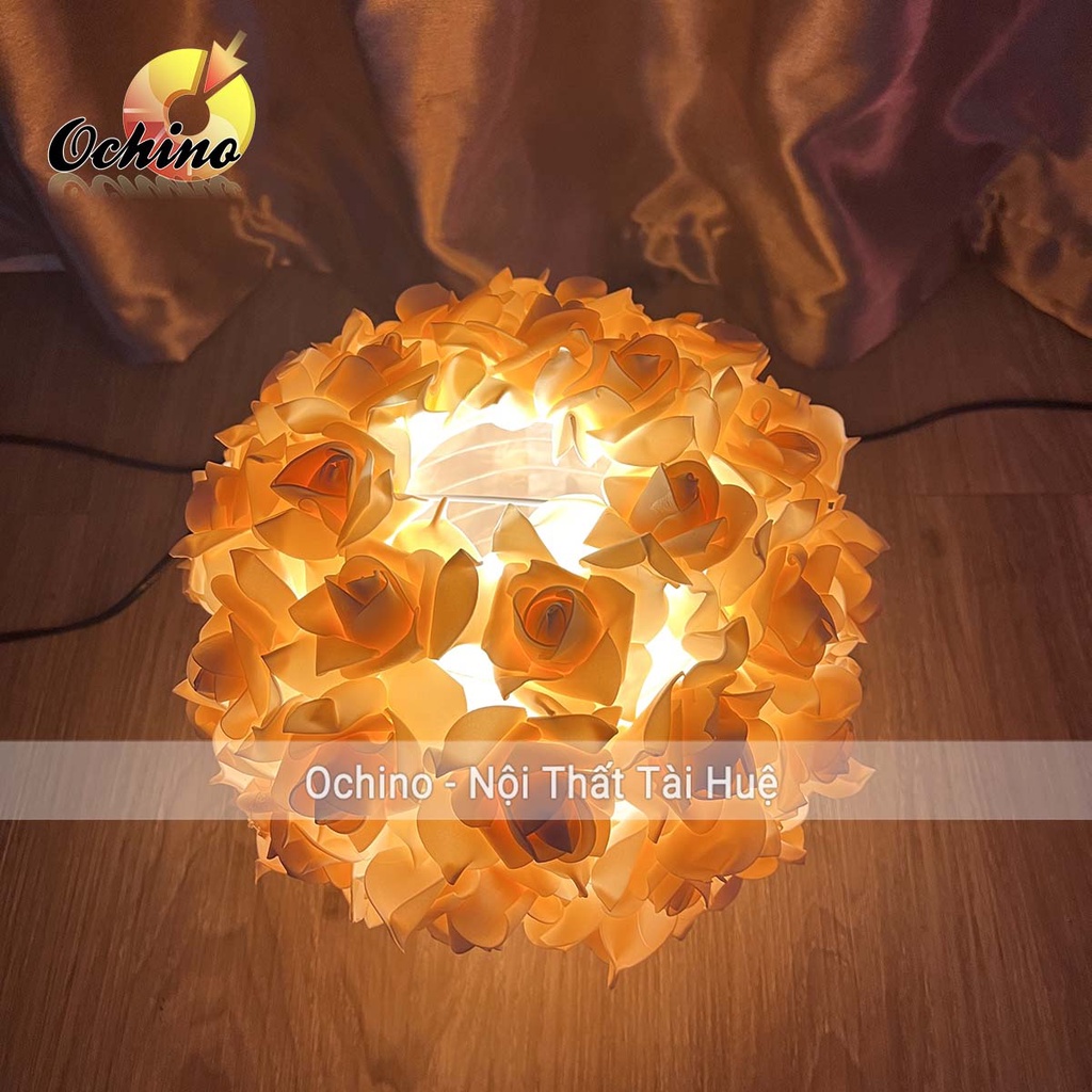 Đèn Ngủ Để Bàn Hoa Hồng Mẫu Chân Vàng Bệt Dùng Làm Quà Tặng, Quà Cưới, Trang Trí Phòng Cưới (Có Sẵn)