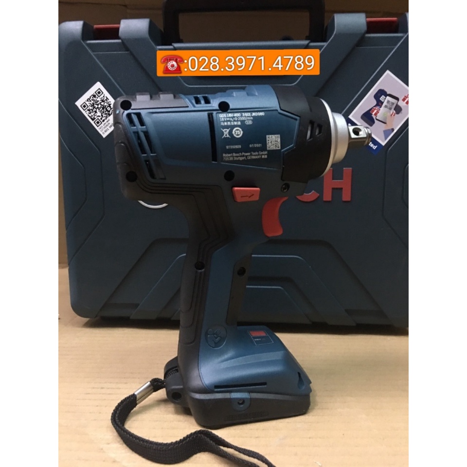 Máy Vặn Bu Lông Dùng Pin 18V Bosch GDS 18V-400