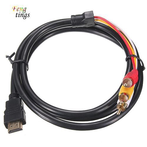 Bộ Đồ Thời Trang Kiểu Dáng Dễ Thương Xinh Xắn✿Cáp ChuyểN ĐổI Âm Thanh / Video AV 5 Feet 1080P HDTV HDMI Sang 3 RCA