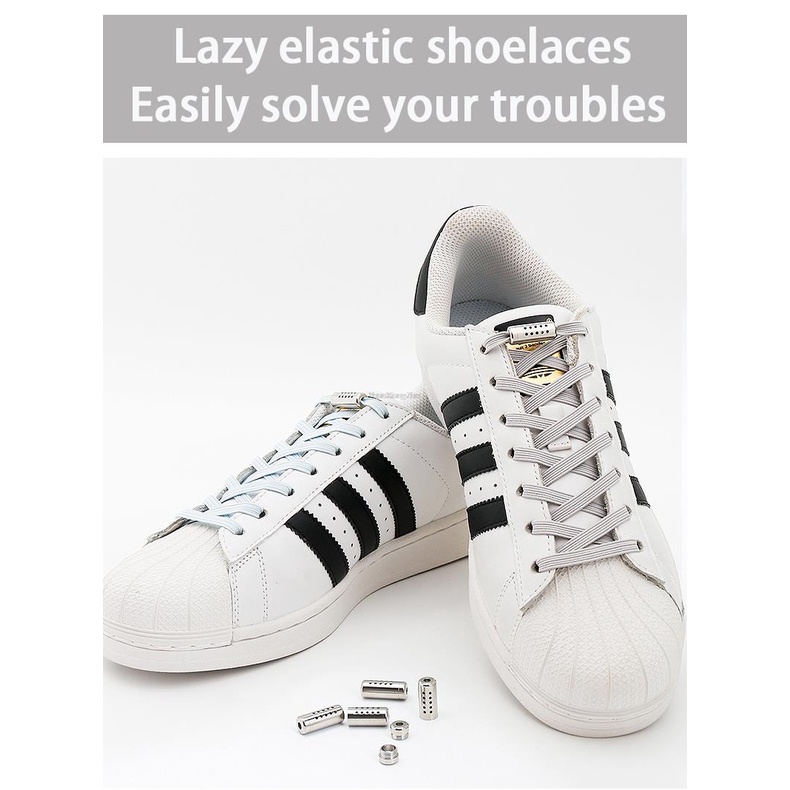 Dây Buộc Giày Thể Thao Không Cần Buộc Co Giãn Aroma