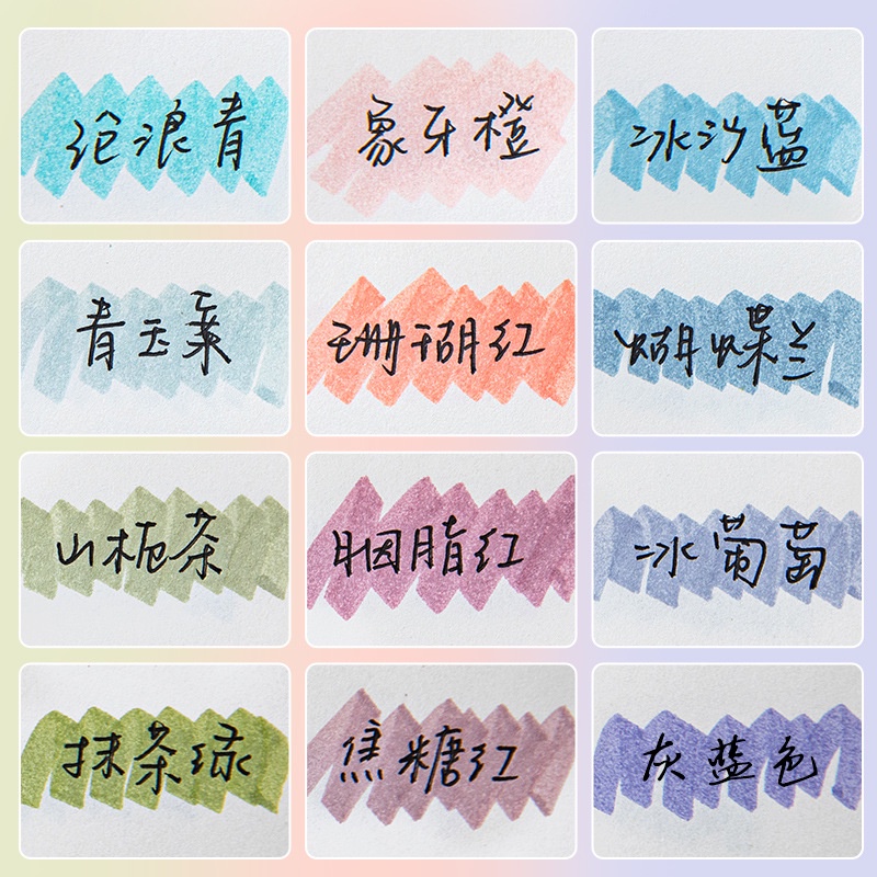 Bút Dạ Quang 4 màu Bút đánh dấu highlight Ngòi Mềm Màu Gradient Color Cho Học Sinh