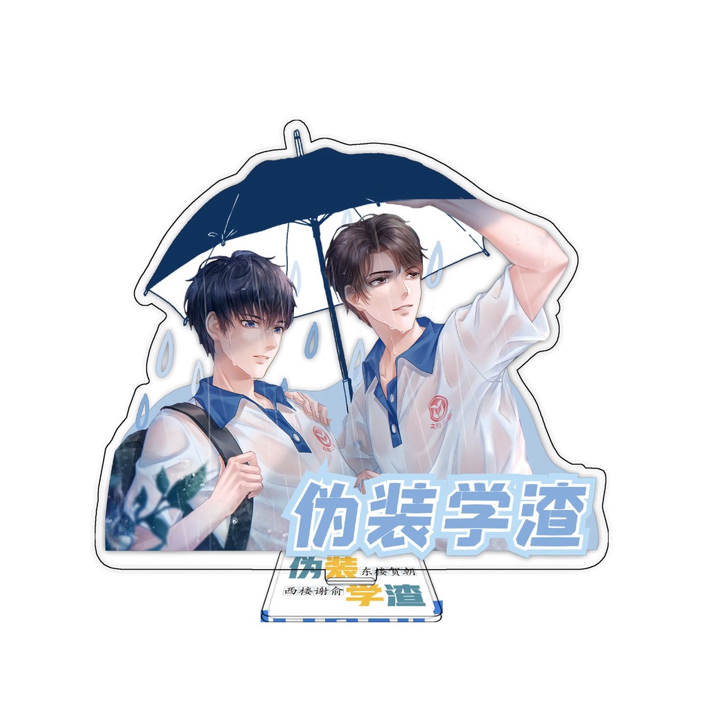 Mô hình Standee NGỤY TRANG HỌC TRA Tượng Acrylic Anime mica chibi trang trí trưng bày