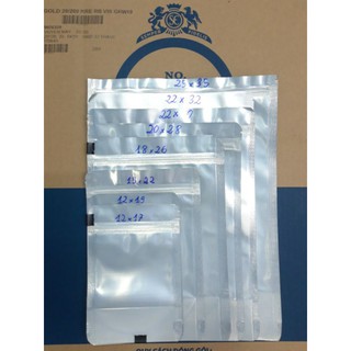  0.5kg Túi zip bạc đáy đứng