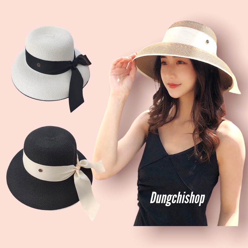 Nón cói chuông đai lụa chữ X