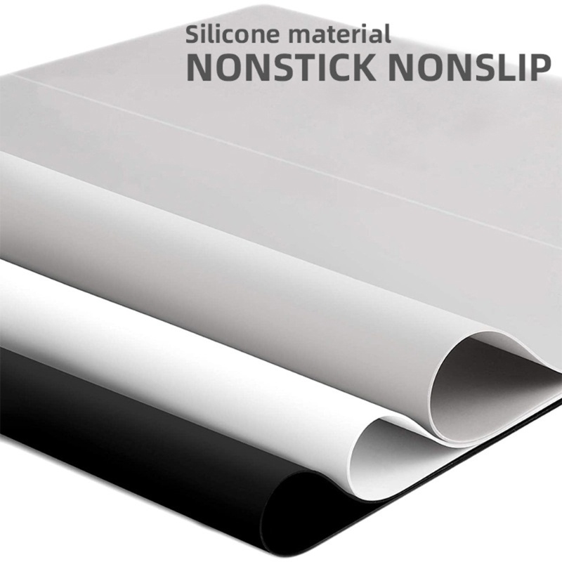 Set 3 Tấm Lót Cách Nhiệt Chống Thấm Nước Bằng Silicon Kích Thước 15.7x11.7 inch
